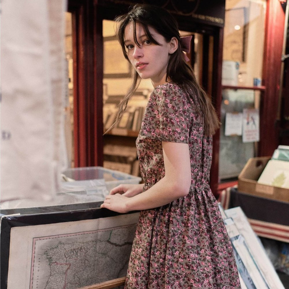 RARE - Christy Dawn The Dawn Dress - Rose Forest